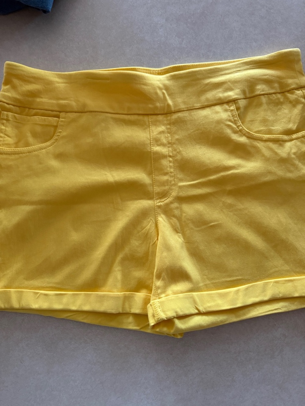 Counterparts Bright Yellow High-Waist Pull-On Shorts